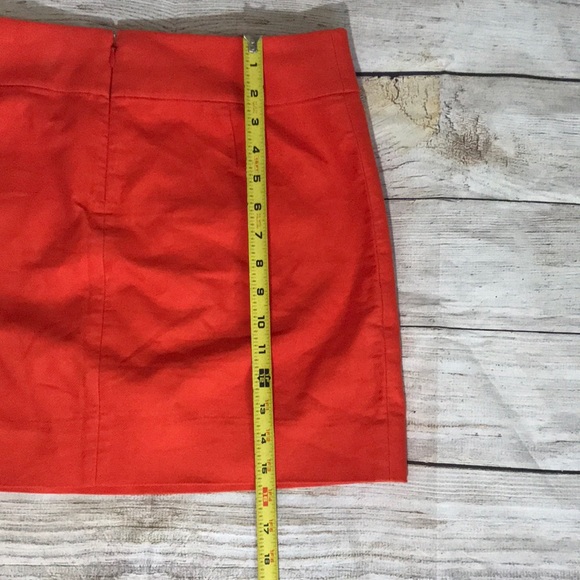 J.CREW Orange Skirt - Picture 4 of 5